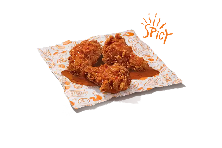 Popeyes Menu With Latest Prices September 2025 27 3 pc. Voodoo Wings