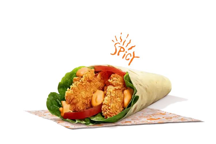 Popeyes Menu With Latest Prices September 2025 69 Spicy Chicken Wrap
