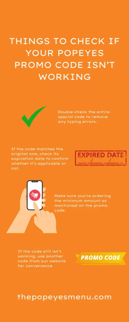Things to Check if Popeyes Restaurant Codes aren&rsquo;t Working