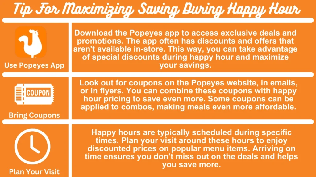 Popeyes Happy Hours Tips