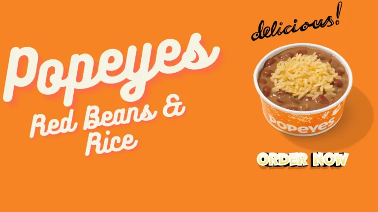 Popeyes red beans and rice