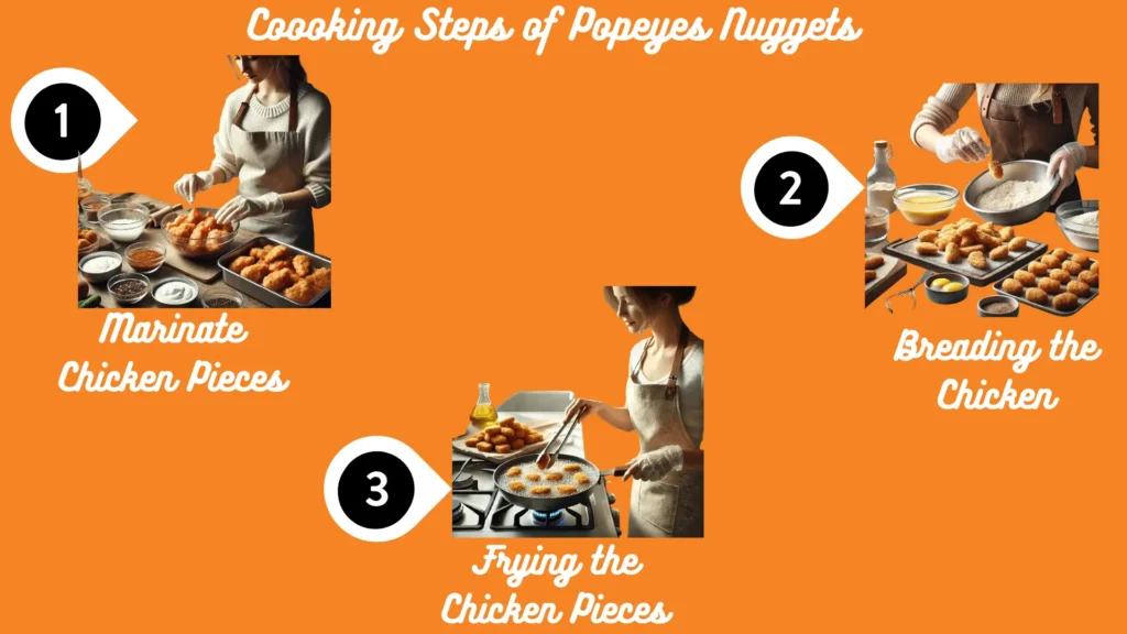 Cooking Steps of Popeyes Nuggets
