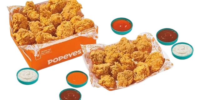 Popeyes Catering Menu Boneless Wings