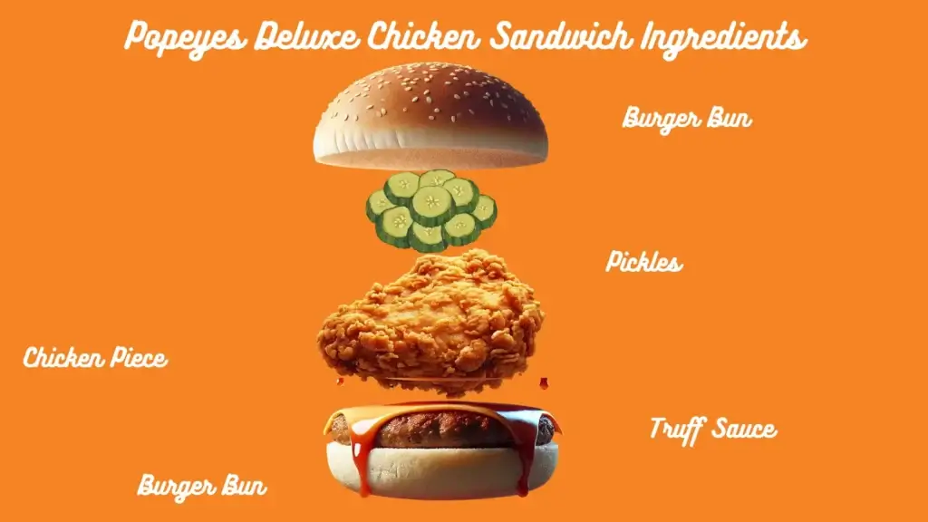 Popeyes Deluxe Chicken Sandwich Ingredients