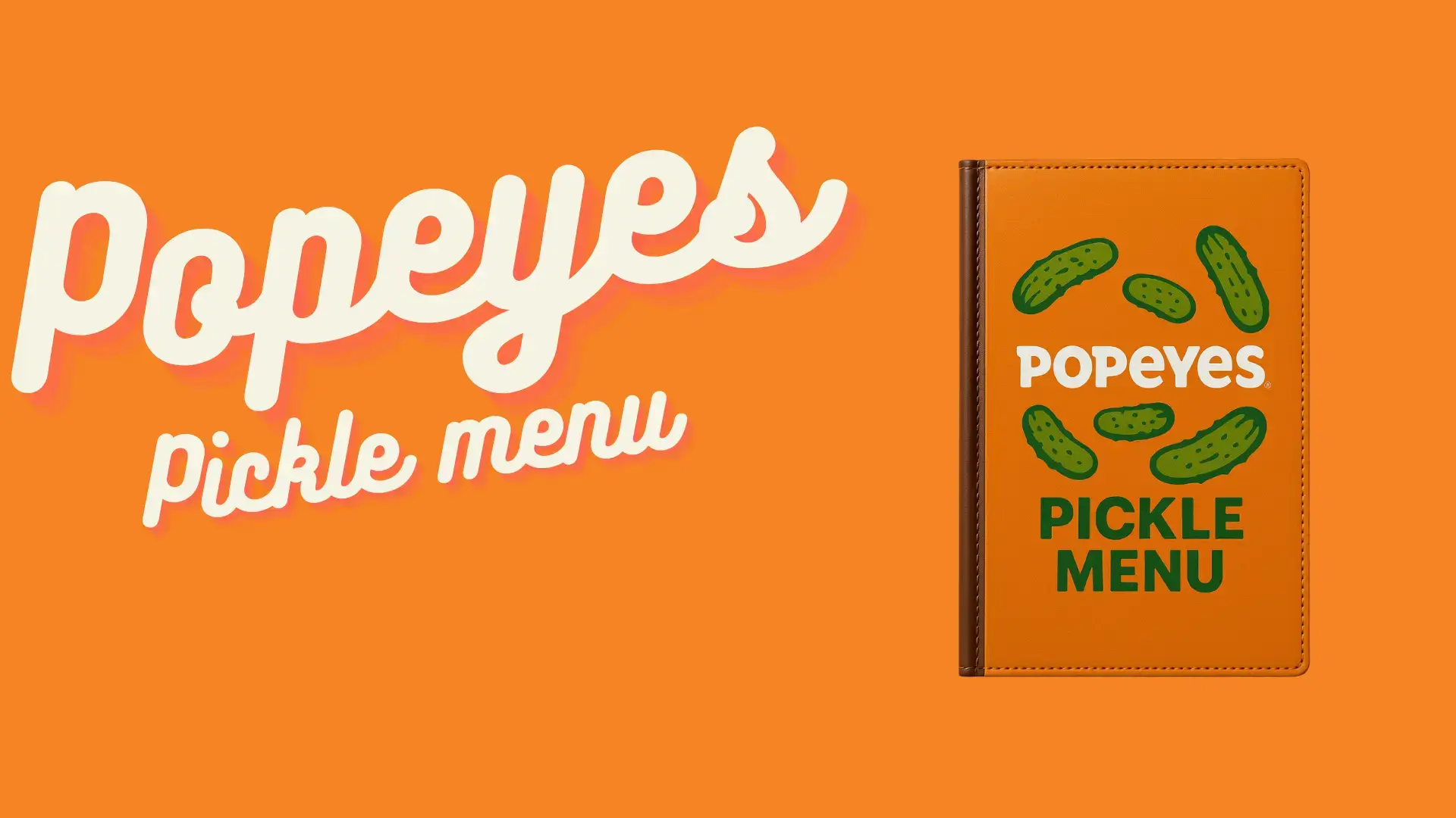 Popeyes Pickle Menu