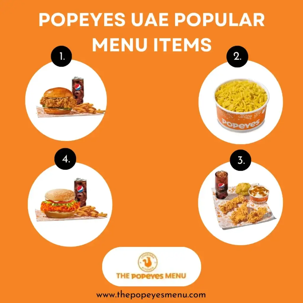 Popeyes UAE Popular Menu Items