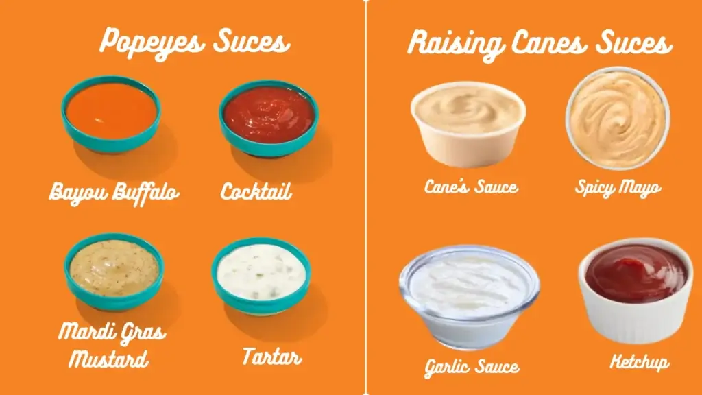 Image showing sauces of both brands