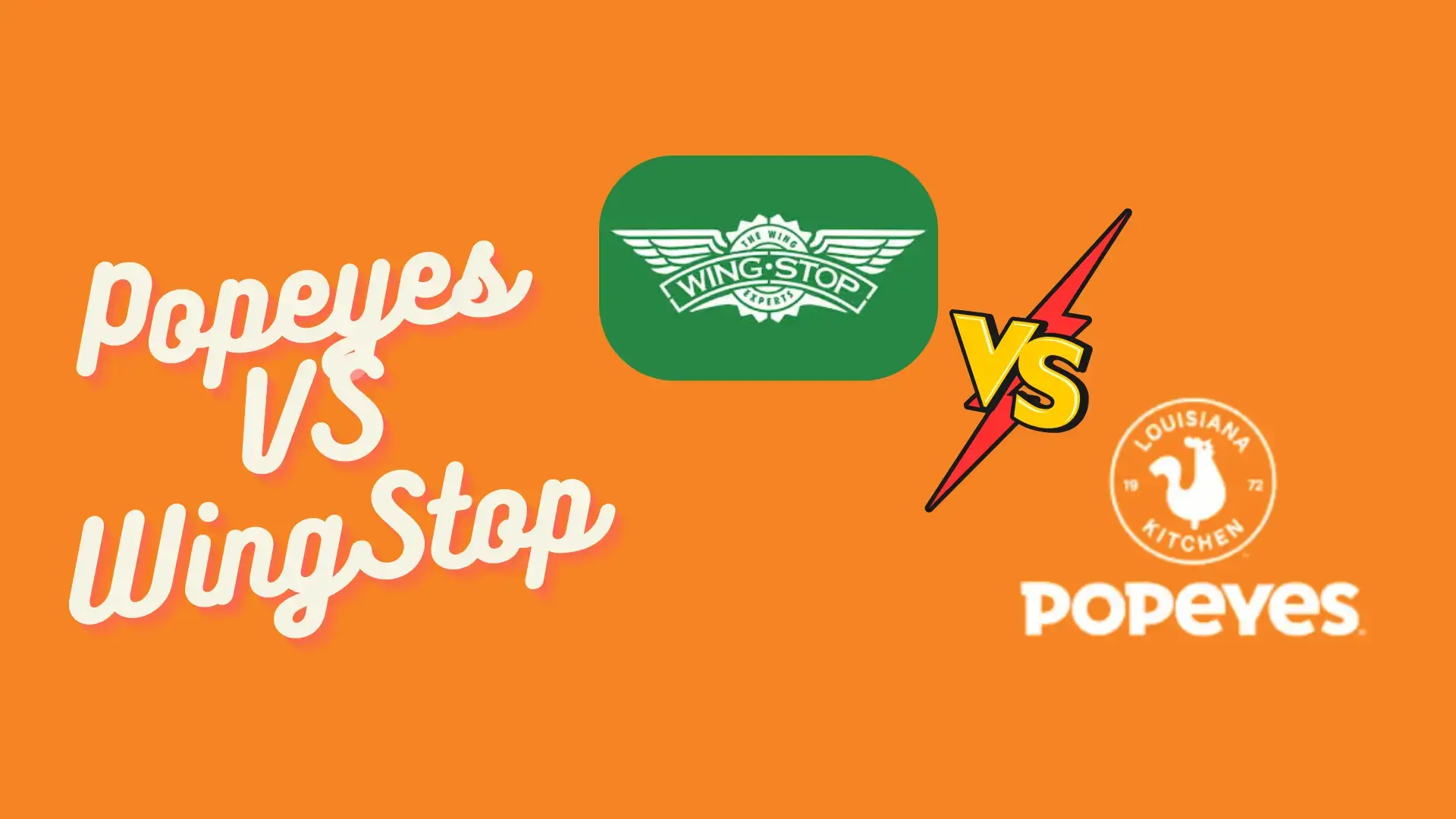 Popeyes VS WingStop