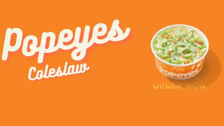 Popeyes Coleslaw