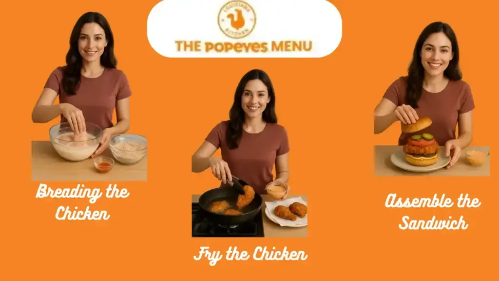 Cooking steps of Ghost Pepper Sandwich