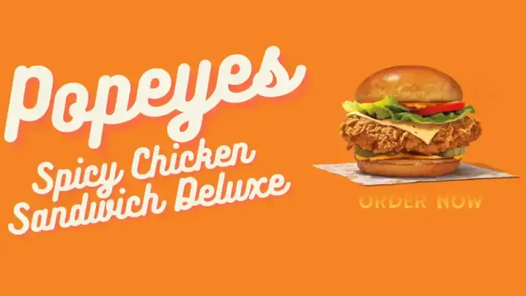 Popeyes Spicy Chicken Sandwich Deluxe