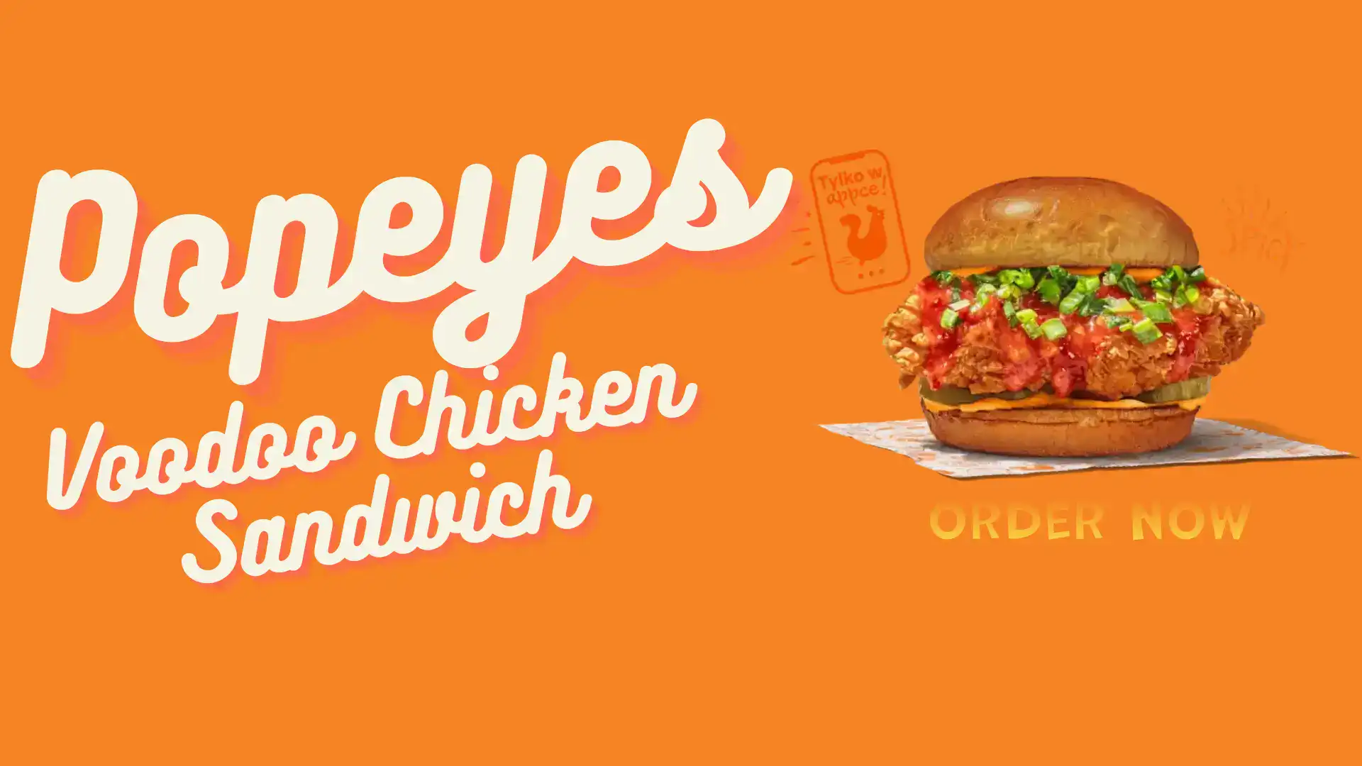Popeyes Voodoo Chicken Sandwich