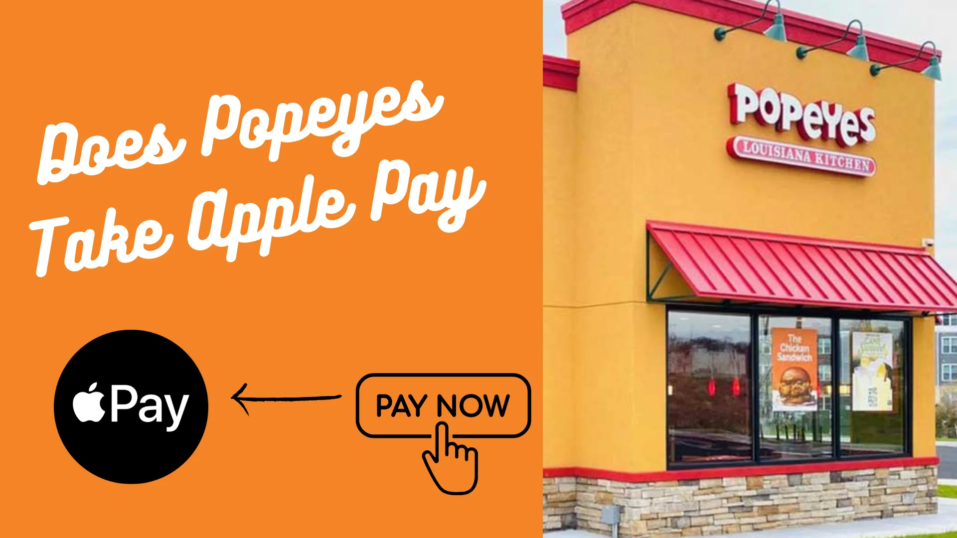Does Popeyes take Apple Pay
