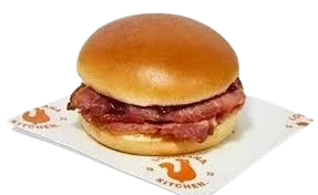 Bacon Roll with Ketchup - Breakfast item