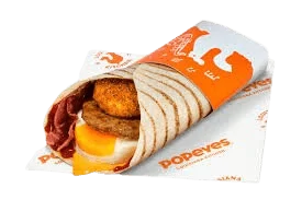 Popeyes Big Brekkie Wrap